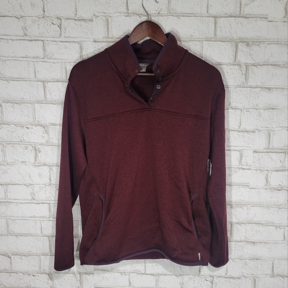 Eddie Bauer Maroon Pullover - XL